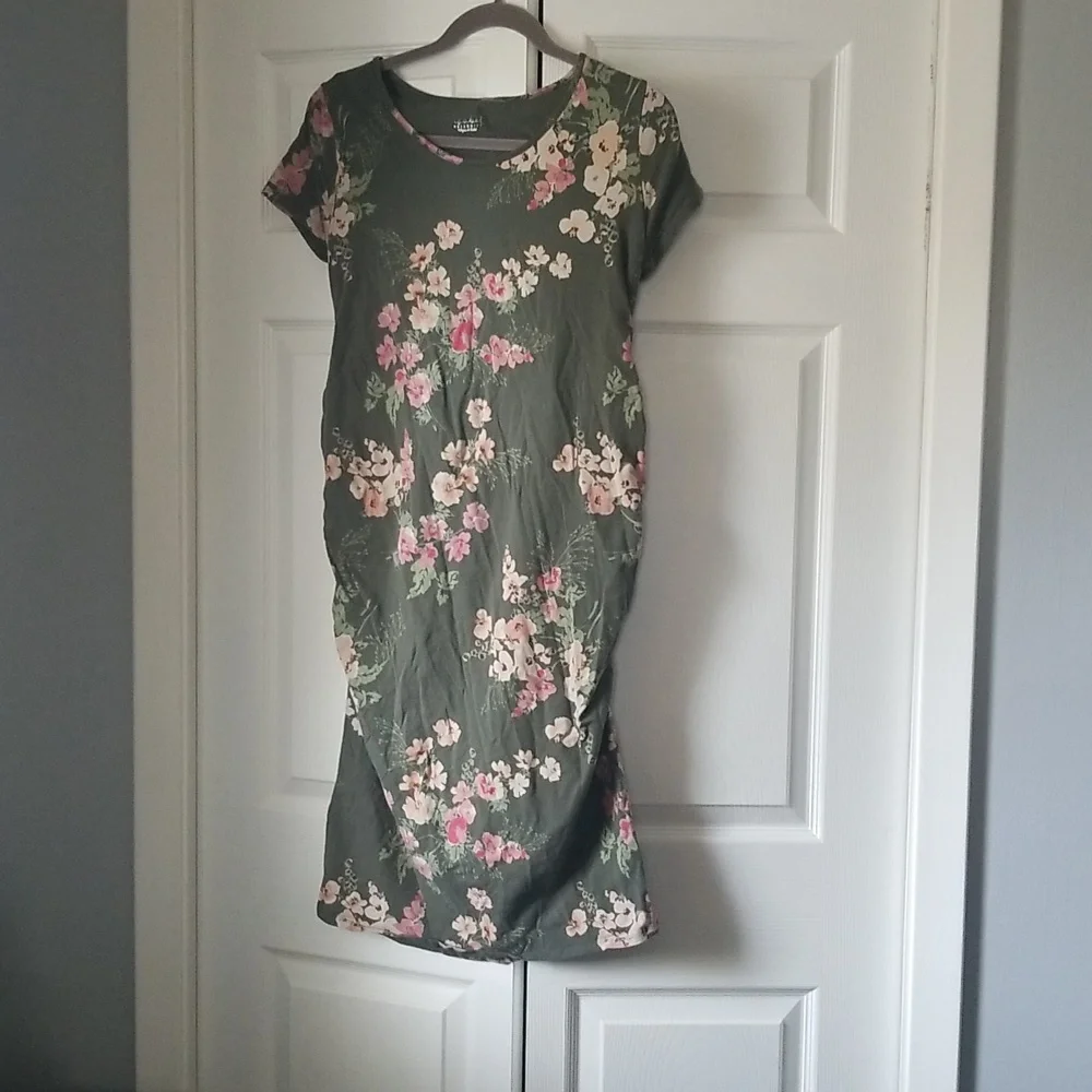 Isabel Maternity short sleeve floral dress size XL - Picture 1 of 4